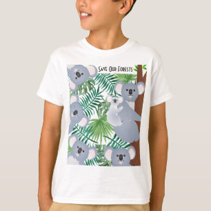 コアラウ救ィアの森 Tシャツ