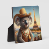 コアラエッフェルタワー フォトプラーク (正面)