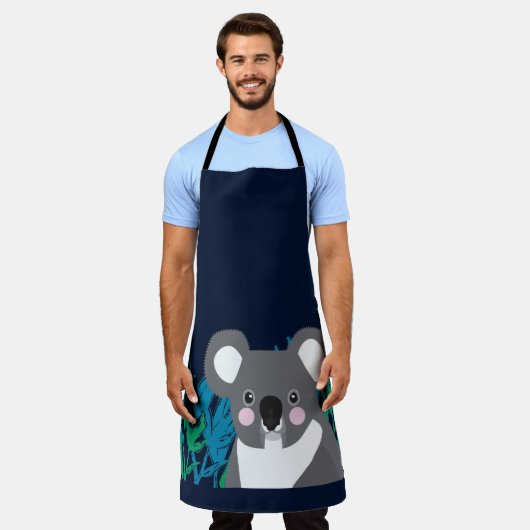 コアラエプロン エプロン (着用した状態)