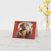 コアラエンシェント中国 カード (黄色い花)