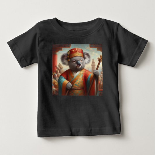 コアラエンシェント中国 ベビーTシャツ (正面)