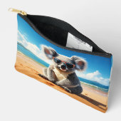 コアラオンザサンディビーチ アクセサリーポーチ (見開き)