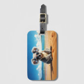 コアラオンザサンディビーチ ラゲッジタグ (正面縦)