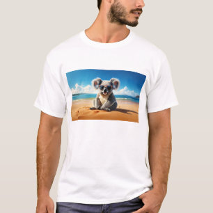 コアラオンザサンディビーチ Tシャツ