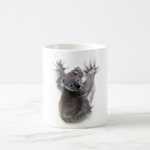 コアラオンバックつるかわいいクマのオーストラリア動物 コーヒーマグカップ
