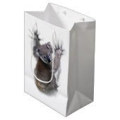 コアラオンバックつるかわいいクマのオーストラリア動物 ミディアムペーパーバッグ (正面アングル)