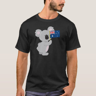 コアラオーストラリア国旗 Tシャツ