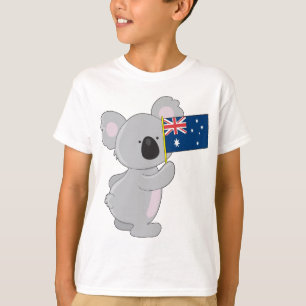 コアラオーストラリア国旗 Tシャツ