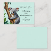 コアラカインドネスサンキューカード ノートカード (正面/裏面)