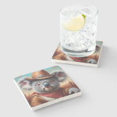 コアラカウボーイ ストーンコースター (横)