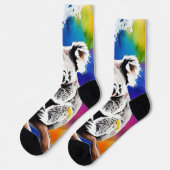 コアラカラフルベアウォーター・カラー・スプラッシュ ソックス (左)