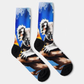 コアラカラフルベアウォーター・カラー・スプラッシュ ソックス (右)