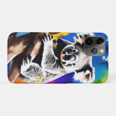 コアラカラフルベアウォーター・カラー・スプラッシュ Case-Mate iPhoneケース (裏面(横))