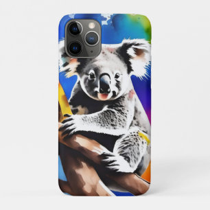 コアラカラフルベアウォーター・カラー・スプラッシュ iPhone 11 PROケース