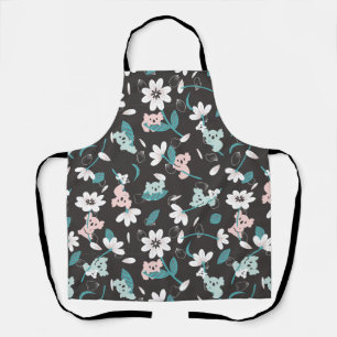 コアラカラフル柄かわいい動物とフローラ エプロン