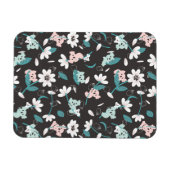 コアラカラフル柄かわいい動物とフローラ マグネット (横)