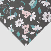 コアラカラフル柄かわいい動物とフローラ 薄葉紙 (詳細)