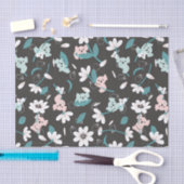 コアラカラフル柄かわいい動物とフローラ 薄葉紙 (クラフト)