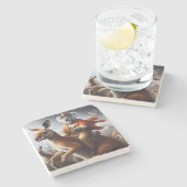 コアラカンガルーライダー ストーンコースター (横)