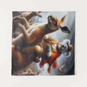 コアラカンガルーライダー タペストリー (正面(横))