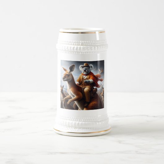 コアラカンガルーライダー ビールジョッキ (中央)