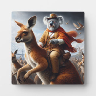 コアラカンガルーライダー フォトプラーク