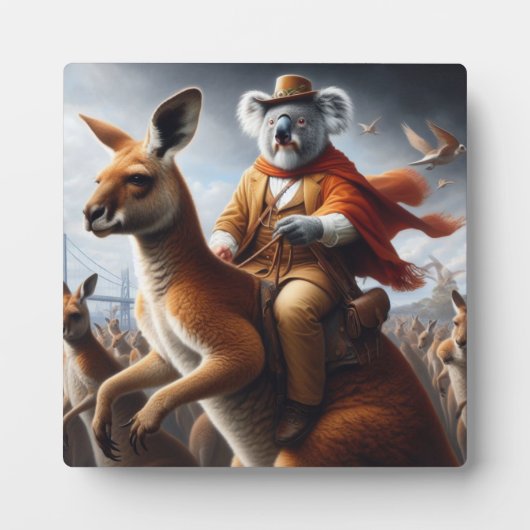 コアラカンガルーライダー フォトプラーク (正面)