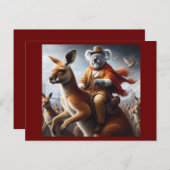 コアラカンガルーライダー ポストカード (正面/裏面)