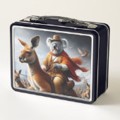 コアラカンガルーライダー メタルランチボックス (裏面)