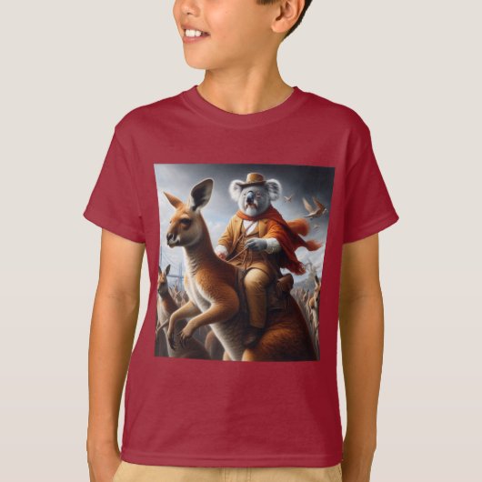 コアラカンガルーライダー Tシャツ (正面)