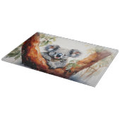 コアラガムの木に座る カッティングボード (角)