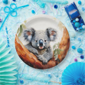 コアラガムの木に座る ペーパープレート (パーティー)