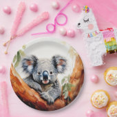 コアラガムの木に座る ペーパープレート (パーティー)