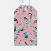 コアラガールバースデーパーティーフリットバッグ ギフトタグ (裏面)