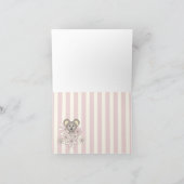 コアラガール誕生日/ベイビーシャワー感謝カード サンキューカード (内部)