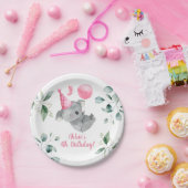 コアラガール誕生日 ペーパープレート (パーティー)