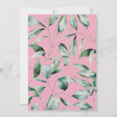 コアラガール誕生日 招待状 (裏面)