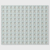 コアラキュートベビーパステルウォーターカラーパターン ラッピングペーパー (フラット)