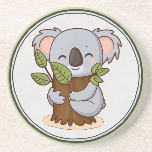 コアラクマの木に覆われる コースター (正面)