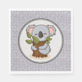 コアラクマの木に覆われる スタンダードランチョンナプキン (正面)