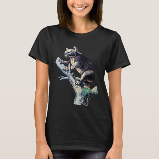 コアラクマの木の枝 Tシャツ (正面)