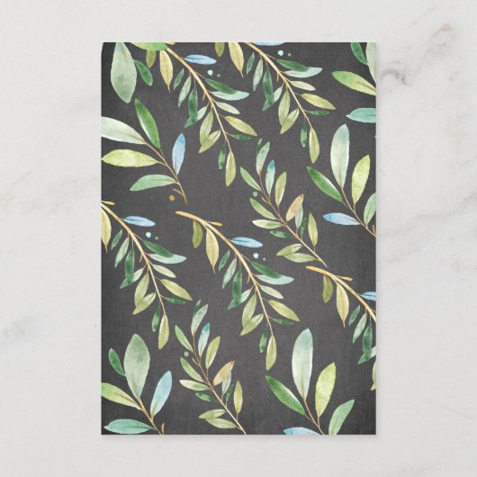 コアラクマ三つ子ベビシャワーベビーカード用ブック エンクロージャーカード (裏面)