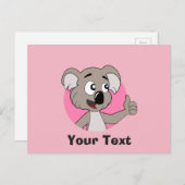 コアラクマ漫画はがき ポストカード (正面/裏面)