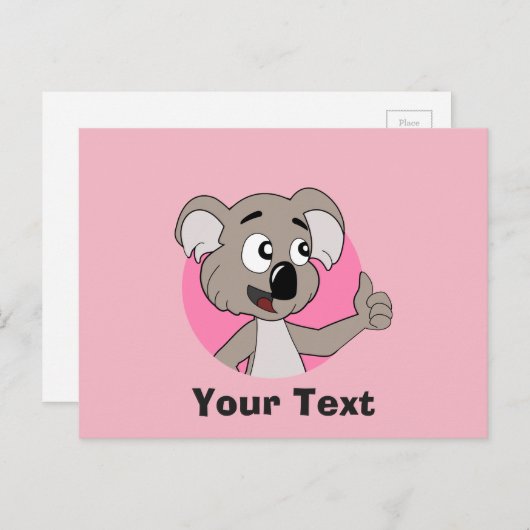 コアラクマ漫画はがき ポストカード (正面/裏面)