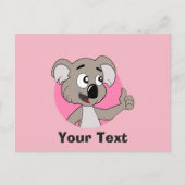 コアラクマ漫画はがき ポストカード (正面)