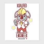 コアラクマKoala Animal Pun Koa シール (シート)