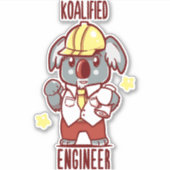 コアラクマKoala Animal Pun Koa シール (正面)