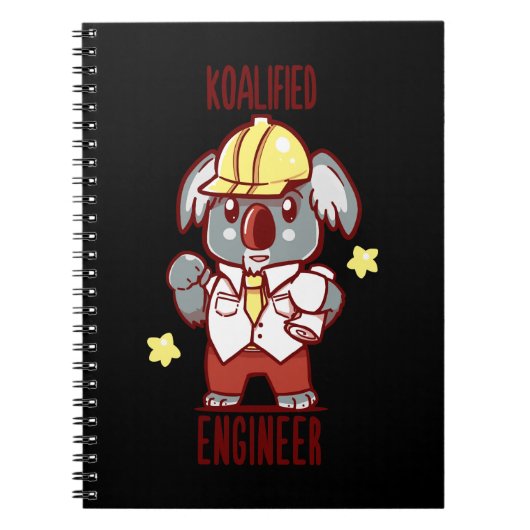 コアラクマKoala Animal Pun Koa ノートブック (正面)