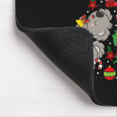 コアラクリスマスツリーかわいいクマ マウスパッド (コーナー)