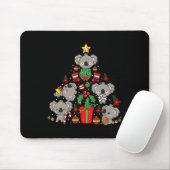 コアラクリスマスツリーかわいいクマ マウスパッド (マウス)